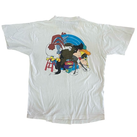 1991 Vintage Warner Brothers ACME Clothing Loony Toons T-shirt Men’s Size Medium - Picture 2 of 7